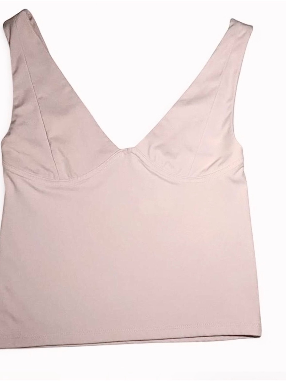 PacSun Baby pink Crop Tank with built in bra